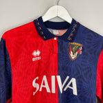 Shop 1992/93 GENOA L/S HOME SHIRT (M) ERREA, classic football shirts, vintage football shirts & retro soccer jerseys at Cult Kits