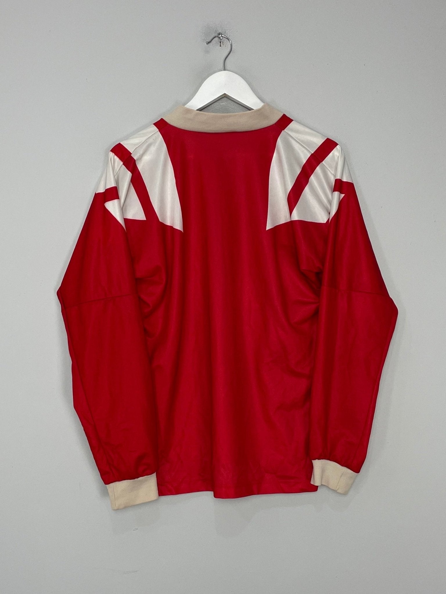 Shop 1992/93 INDEPENDIENTE L/S HOME SHIRT (M) ADIDAS, classic football shirts, vintage football shirts & retro soccer jerseys at Cult Kits