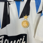 Shop 1992/93 INTER MILAN AWAY SHIRT (L) UMBRO, classic football shirts, vintage football shirts & retro soccer jerseys at Cult Kits
