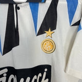 Shop 1992/93 INTER MILAN AWAY SHIRT (L) UMBRO, classic football shirts, vintage football shirts & retro soccer jerseys at Cult Kits