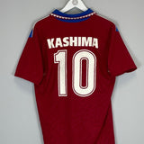 1992/93 KASHIMA ANTLERS ZICO 10 HOME SHIRT (L) NR - Cult Kits - Large - Buy Vintage Football Shirts, Authentic Retro Football Shirts For Sale, Classic Football Shirts & Soccer Jersey