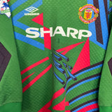 Shop 1992/93 MANCHESTER UNITED #1 GK SHIRT (S) UMBRO, classic football shirts, vintage football shirts & retro soccer jerseys at Cult Kits