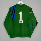 Shop 1992/93 MANCHESTER UNITED #1 GK SHIRT (S) UMBRO, classic football shirts, vintage football shirts & retro soccer jerseys at Cult Kits