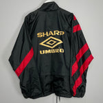Shop 1992/93 MANCHESTER UNITED TRACK JACKET (XL) UMBRO, classic football shirts, vintage football shirts & retro soccer jerseys at Cult Kits
