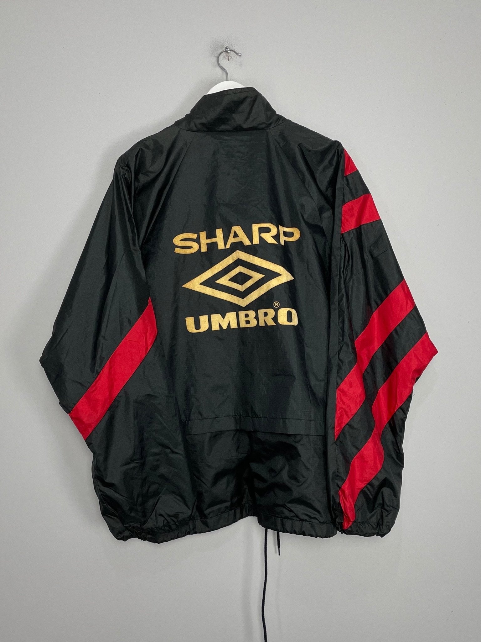Shop 1992/93 MANCHESTER UNITED TRACK JACKET (XL) UMBRO, classic football shirts, vintage football shirts & retro soccer jerseys at Cult Kits