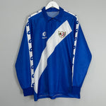 Shop 1992/93 RAYO VALLECANO #9 L/S #9 AWAY SHIRT (XL) LOTTO, classic football shirts, vintage football shirts & retro soccer jerseys at Cult Kits