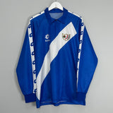 Shop 1992/93 RAYO VALLECANO #9 L/S #9 AWAY SHIRT (XL) LOTTO, classic football shirts, vintage football shirts & retro soccer jerseys at Cult Kits