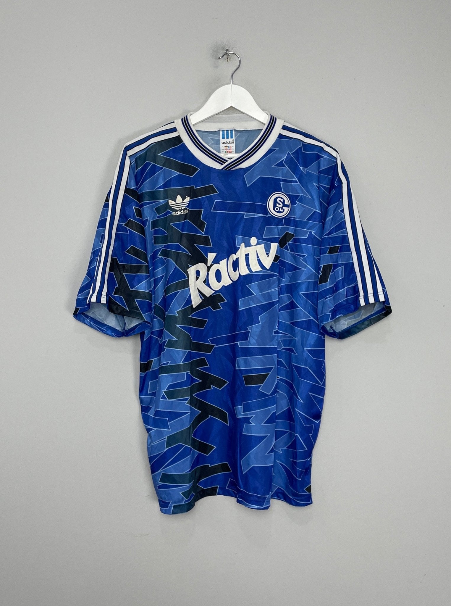 Shop 1992/93 SCHALKE HOME SHIRT (XL) ADIDAS, classic football shirts, vintage football shirts & retro soccer jerseys at Cult Kits