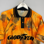 Shop 1992/93 WOLVES HOME SHIRT (M) MOLINEUX, classic football shirts, vintage football shirts & retro soccer jerseys at Cult Kits