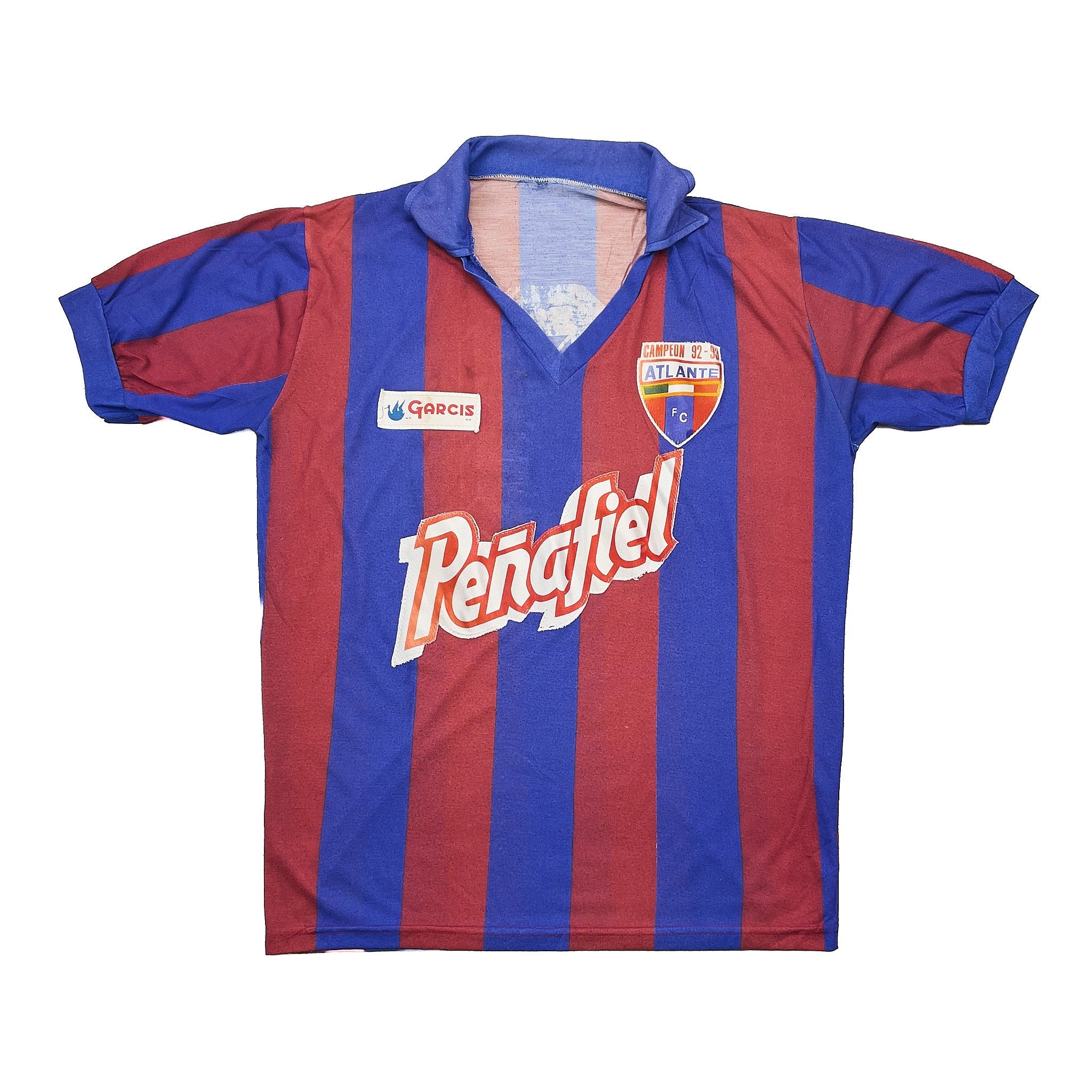 Buy 1992/94 Atlante 3 *Match Issue* Home Shirt (M) Garcis ~ Free worldwide shipping available ~ Authentic Vintage Football Shirts from Cult Kits