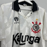 Shop 1992/94 CORINTHIANS #9 HOME SHIRT (L) FINTA, classic football shirts, vintage football shirts & retro soccer jerseys at Cult Kits