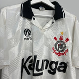 Shop 1992/94 CORINTHIANS #9 HOME SHIRT (L) FINTA, classic football shirts, vintage football shirts & retro soccer jerseys at Cult Kits
