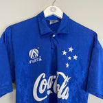 1992/94 CRUZEIRO 9 (RONALDO) HOME SHIRT (L) FINTA - Cult Kits - Large - Buy Vintage Football Shirts, Authentic Retro Football Shirts For Sale, Classic Football Shirts & Soccer Jersey