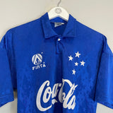 1992/94 CRUZEIRO 9 (RONALDO) HOME SHIRT (L) FINTA - Cult Kits - Large - Buy Vintage Football Shirts, Authentic Retro Football Shirts For Sale, Classic Football Shirts & Soccer Jersey