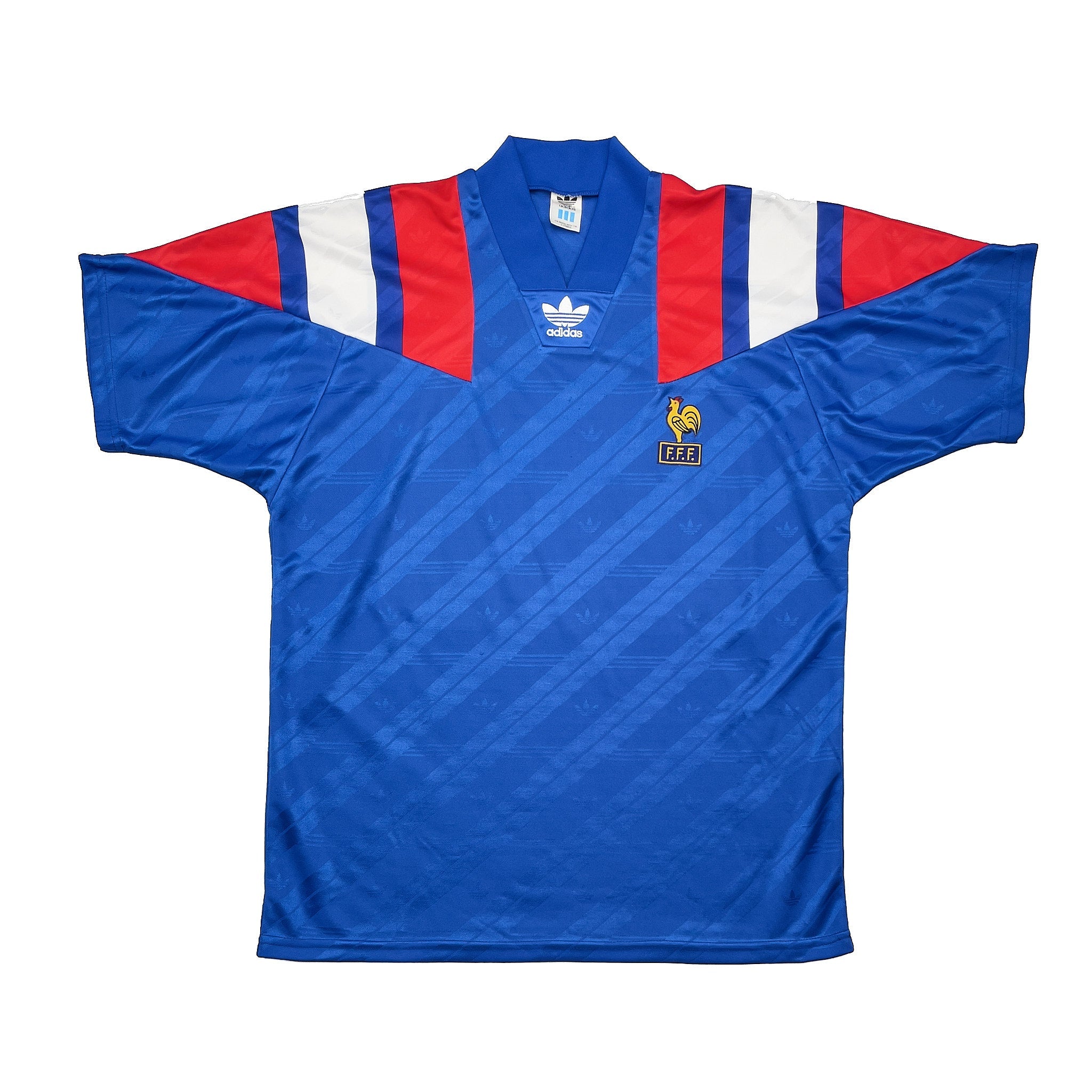 Buy 1992/94 France Home Shirt (XL) Adidas ~ Free worldwide shipping ~ Authentic Vintage Football Shirts from Cult Kits
