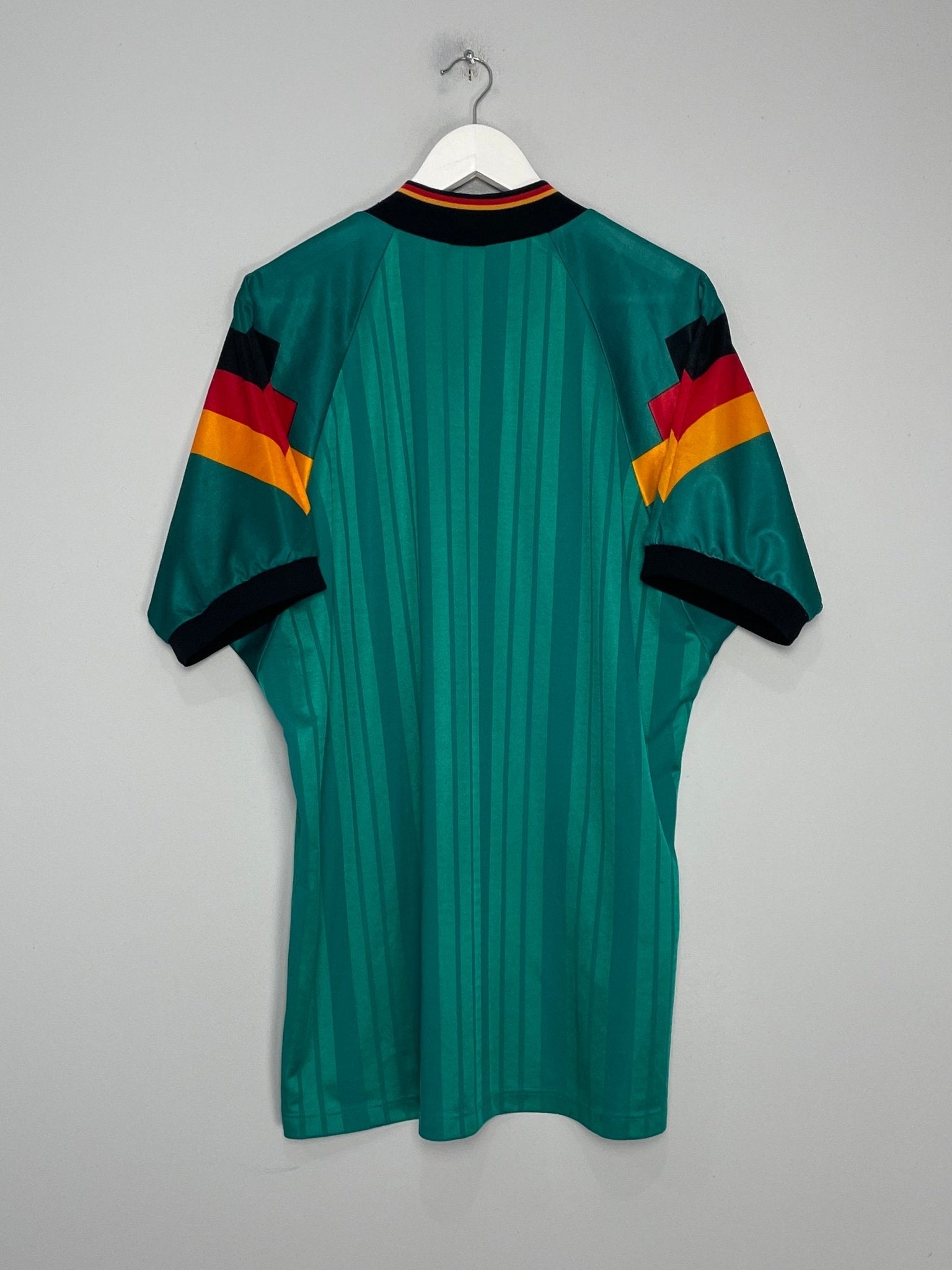Shop 1992/94 GERMANY AWAY SHIRT (XL) ADIDAS, classic football shirts, vintage football shirts & retro soccer jerseys at Cult Kits