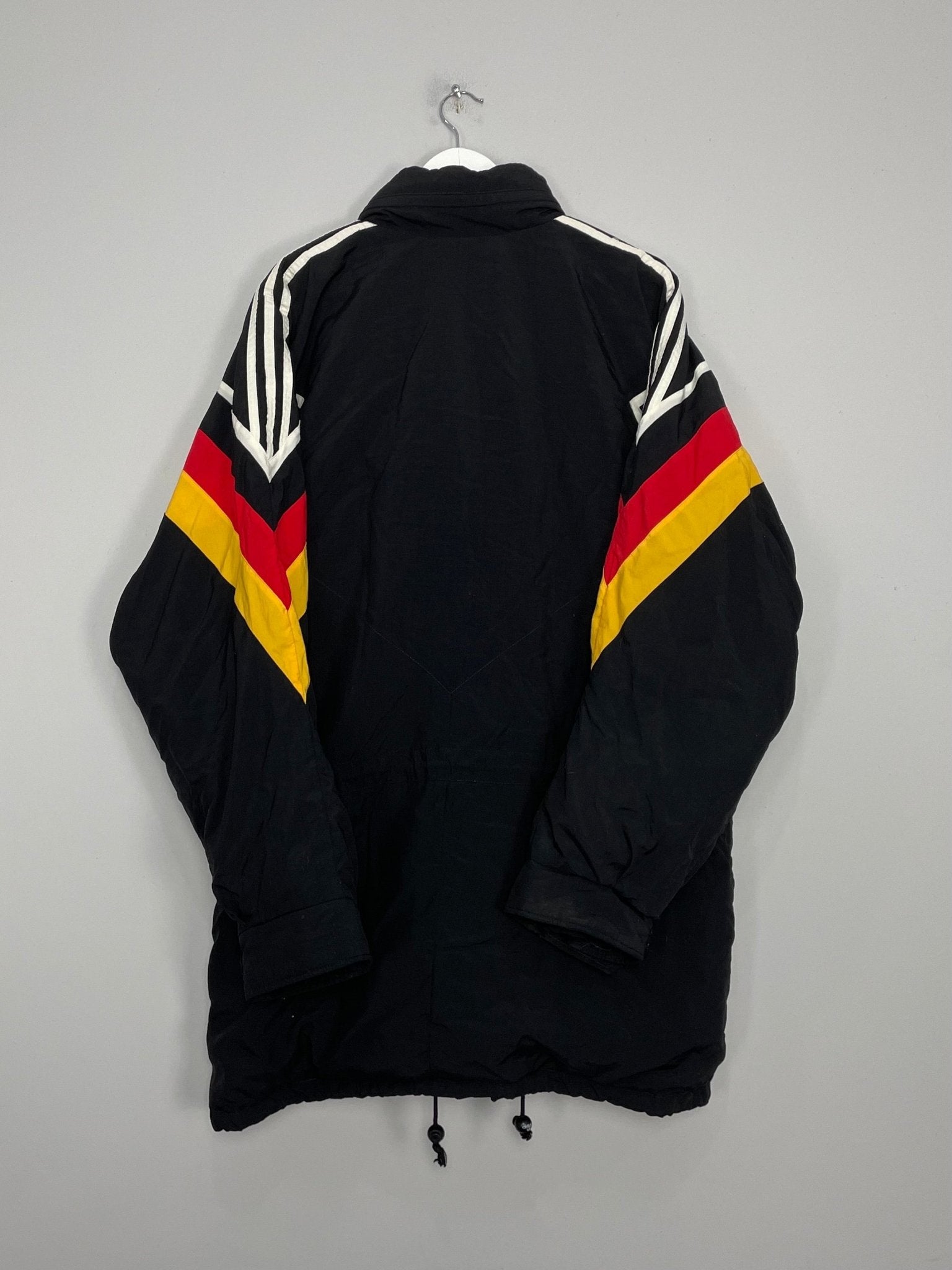 Shop 1992/94 GERMANY BENCH COAT (L) ADIDAS, classic football shirts, vintage football shirts & retro soccer jerseys at Cult Kits