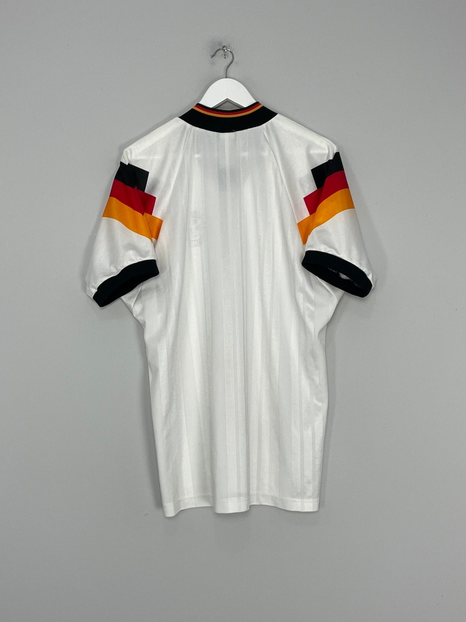 Shop 1992/94 GERMANY HOME SHIRT (L) ADIDAS, classic football shirts, vintage football shirts & retro soccer jerseys at Cult Kits