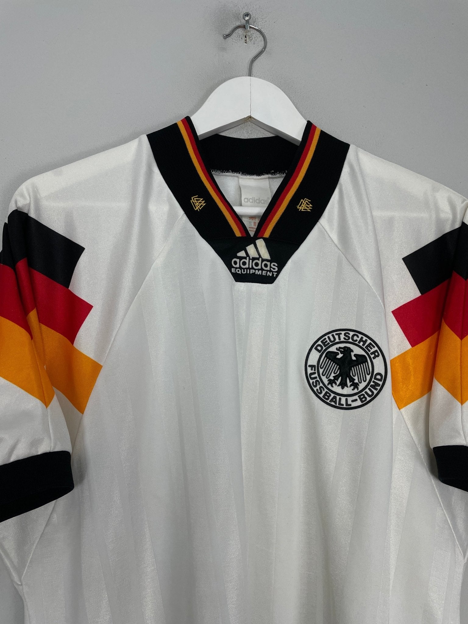 Shop 1992/94 GERMANY HOME SHIRT (L) ADIDAS, classic football shirts, vintage football shirts & retro soccer jerseys at Cult Kits