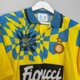 Shop 1992/94 INTER MILAN AWAY SHIRT (L) UMBRO, classic football shirts, vintage football shirts & retro soccer jerseys at Cult Kits