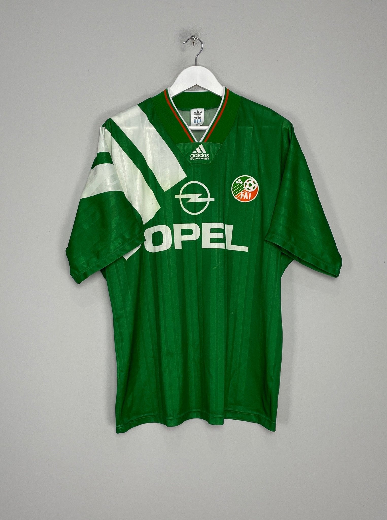 Shop 1992/94 IRELAND HOME SHIRT (XL) ADIDAS, classic football shirts, vintage football shirts & retro soccer jerseys at Cult Kits