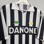 Shop 1992/94 JUVENTUS HOME SHIRT (L) KAPPA, classic football shirts, vintage football shirts & retro soccer jerseys at Cult Kits