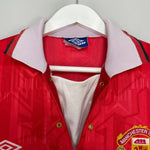 Shop 1992/94 MANCHESTER UNITED HOME SHIRT (S) UMBRO, classic football shirts, vintage football shirts & retro soccer jerseys at Cult Kits