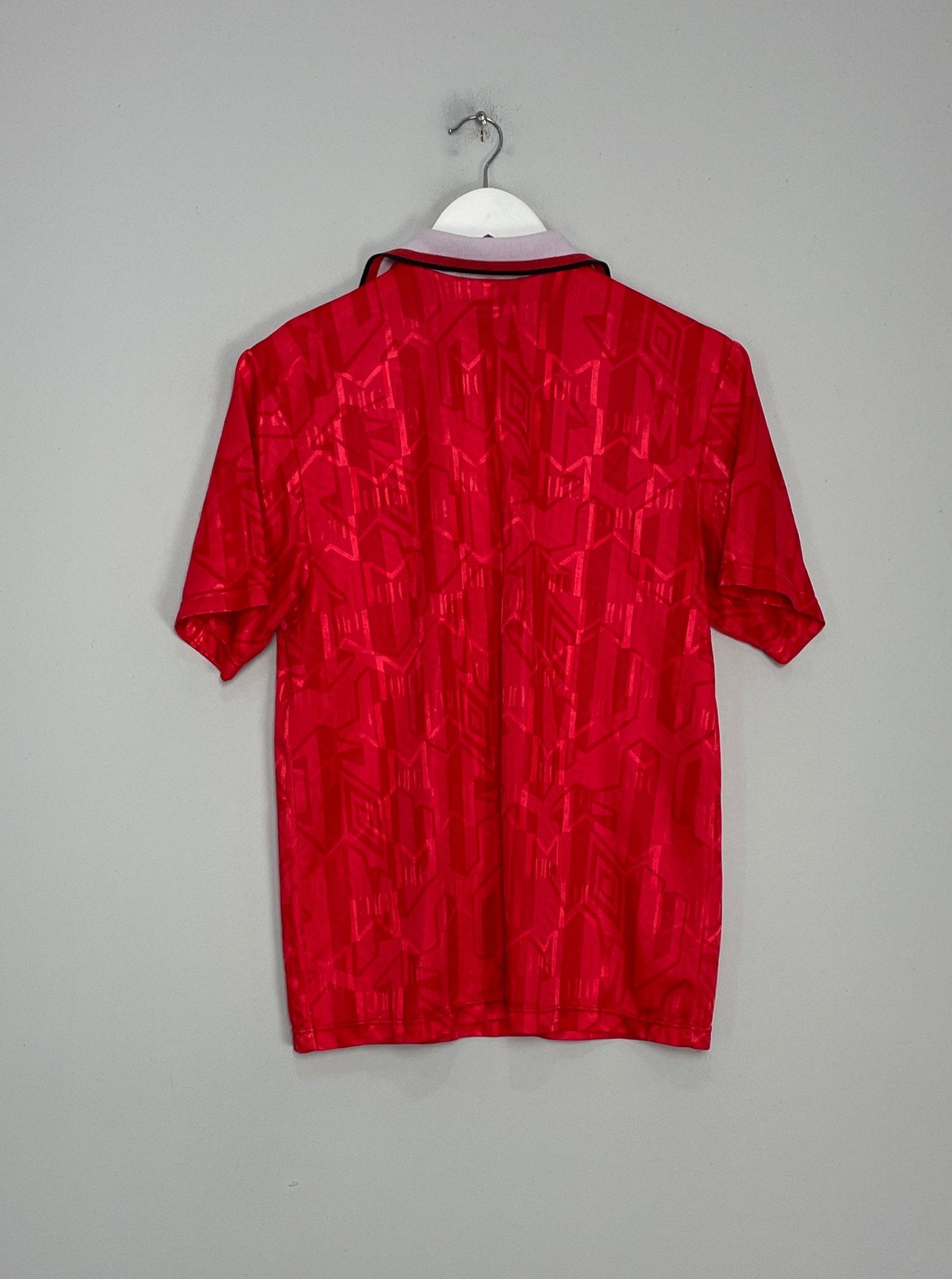Shop 1992/94 MANCHESTER UNITED HOME SHIRT (S) UMBRO, classic football shirts, vintage football shirts & retro soccer jerseys at Cult Kits