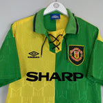 1992/94 MANCHESTER UNITED THIRD SHIRT (L) UMBRO - Cult Kits - Large - Buy Vintage Football Shirts, Authentic Retro Football Shirts For Sale, Classic Football Shirts & Soccer Jersey