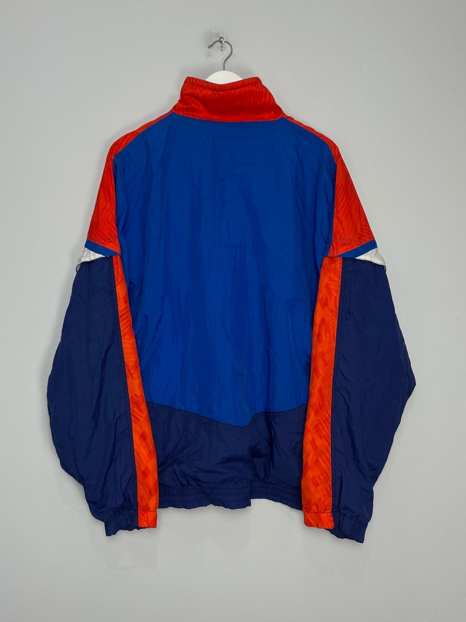 Shop 1992/94 NETHERLANDS TRACK JACKET (XL) LOTTO, classic football shirts, vintage football shirts & retro soccer jerseys at Cult Kits