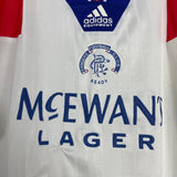 Shop 1992/94 RANGERS AWAY SHIRT (L) ADIDAS, classic football shirts, vintage football shirts & retro soccer jerseys at Cult Kits