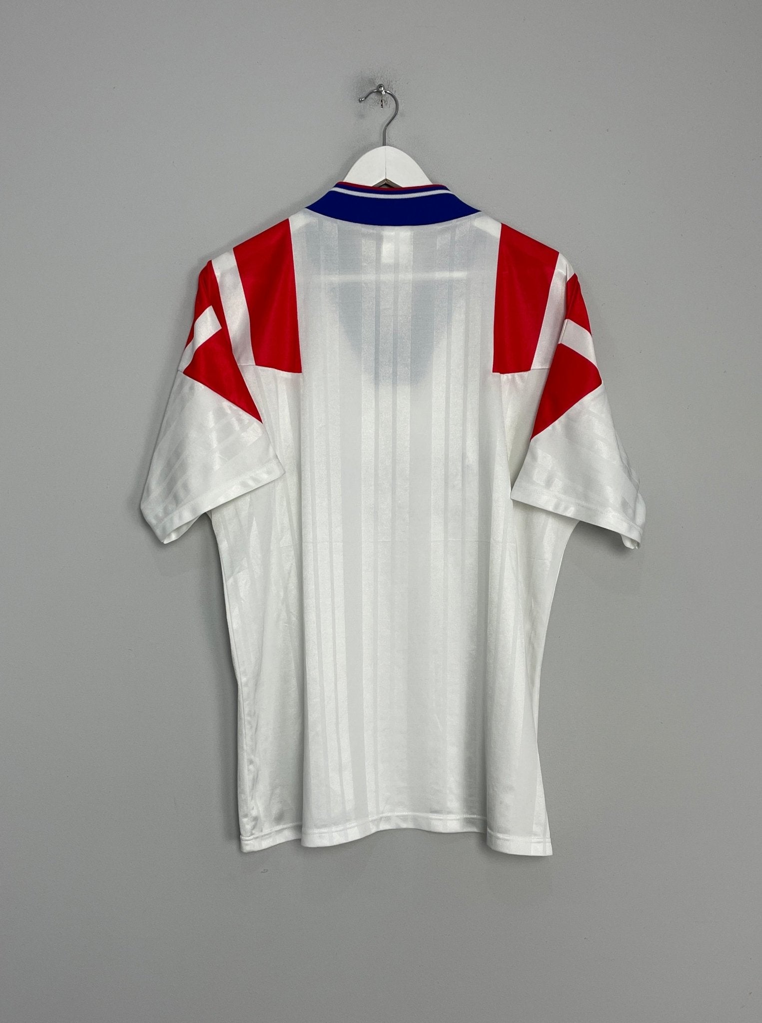 Shop 1992/94 RANGERS AWAY SHIRT (L) ADIDAS, classic football shirts, vintage football shirts & retro soccer jerseys at Cult Kits