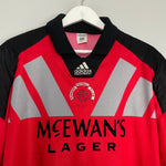 Shop 1992/94 RANGERS GK SHIRT (M) ADIDAS, classic football shirts, vintage football shirts & retro soccer jerseys at Cult Kits