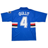 Buy 1992/94 SAMPDORIA GULLIT 4 HOME SHIRT (M) ASICS ~ Free worldwide shipping available ~ Authentic Vintage Football Shirts from Cult Kits