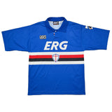 Buy 1992/94 SAMPDORIA GULLIT 4 HOME SHIRT (M) ASICS ~ Free worldwide shipping available ~ Authentic Vintage Football Shirts from Cult Kits