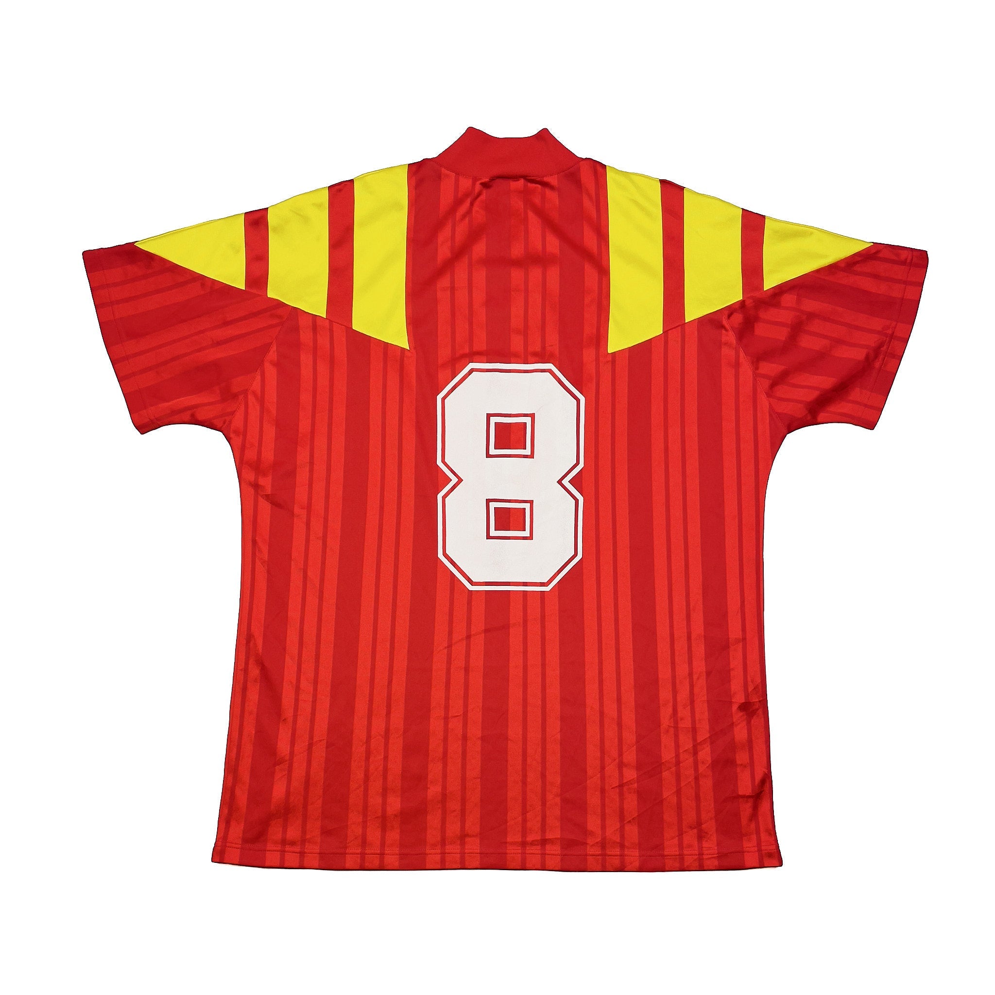 Buy 1992/94 Spain 8 Home Shirt (L) Adidas ~ Free worldwide shipping ~ Authentic Vintage Football Shirts from Cult Kits
