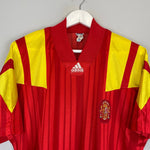 Shop 1992/94 SPAIN HOME SHIRT (L) ADIDAS, classic football shirts, vintage football shirts & retro soccer jerseys at Cult Kits