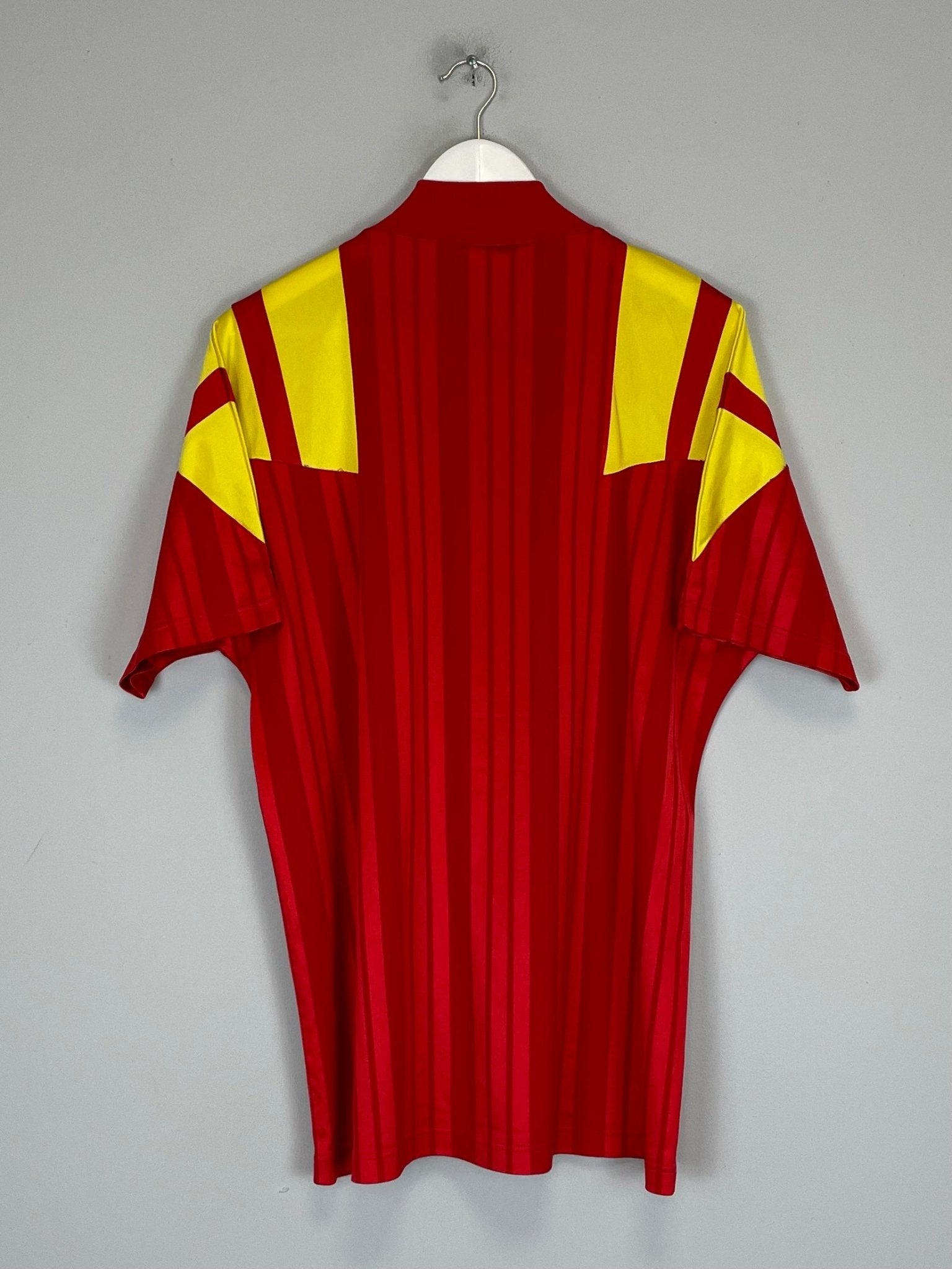 Shop 1992/94 SPAIN HOME SHIRT (L) ADIDAS, classic football shirts, vintage football shirts & retro soccer jerseys at Cult Kits