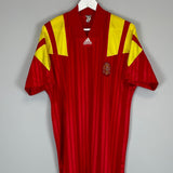 Shop 1992/94 SPAIN HOME SHIRT (L) ADIDAS, classic football shirts, vintage football shirts & retro soccer jerseys at Cult Kits
