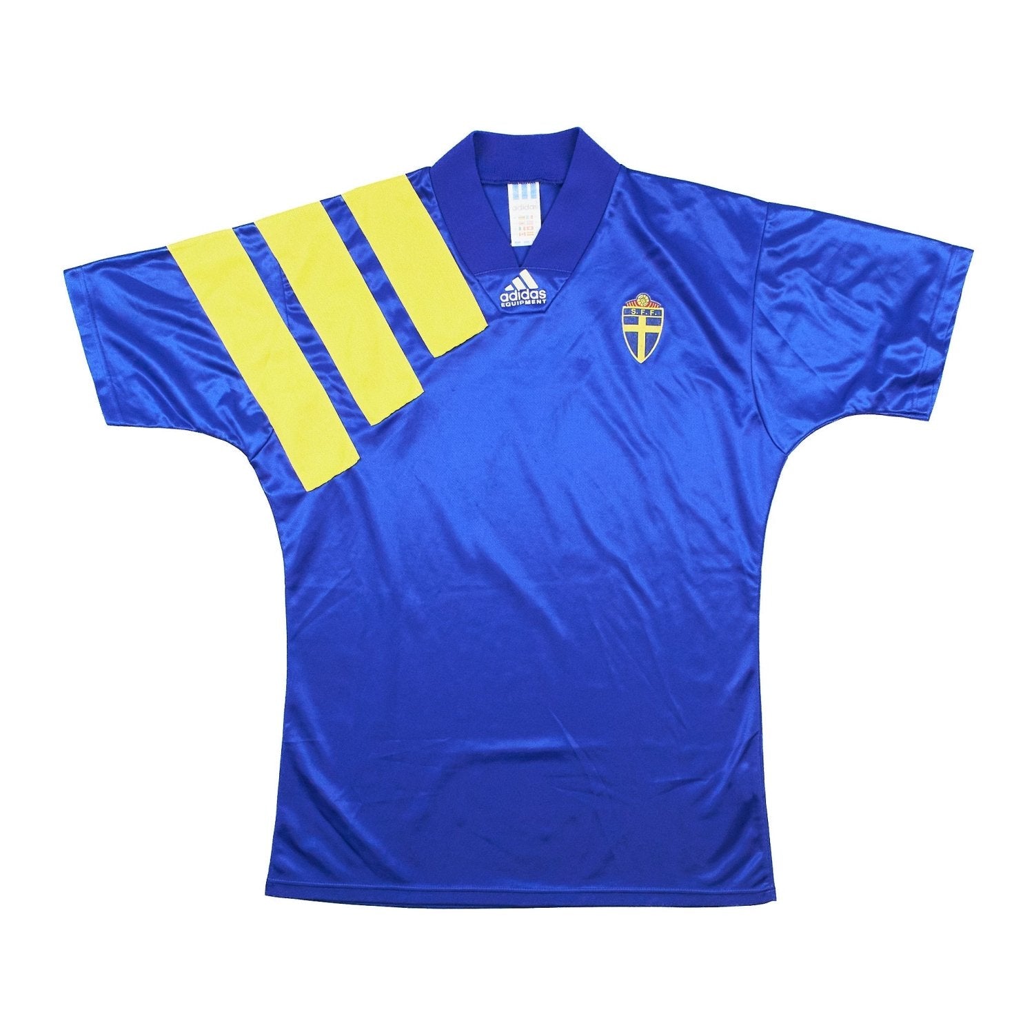 1992 Sweden Adidas football shirt - view 1 - Cult Kits