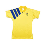 Buy 1992/94 Sweden Home Shirt (S) Adidas ~ Free worldwide shipping ~ Authentic Vintage Football Shirts from Cult Kits