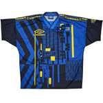 Buy 1992/94 Umbro Pro Training Shirt (L) ~ Free worldwide shipping ~ Authentic Vintage Football Shirts from Cult Kits