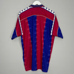 Shop 1992/95 BARCELONA HOME SHIRT (XL) KAPPA, classic football shirts, vintage football shirts & retro soccer jerseys at Cult Kits