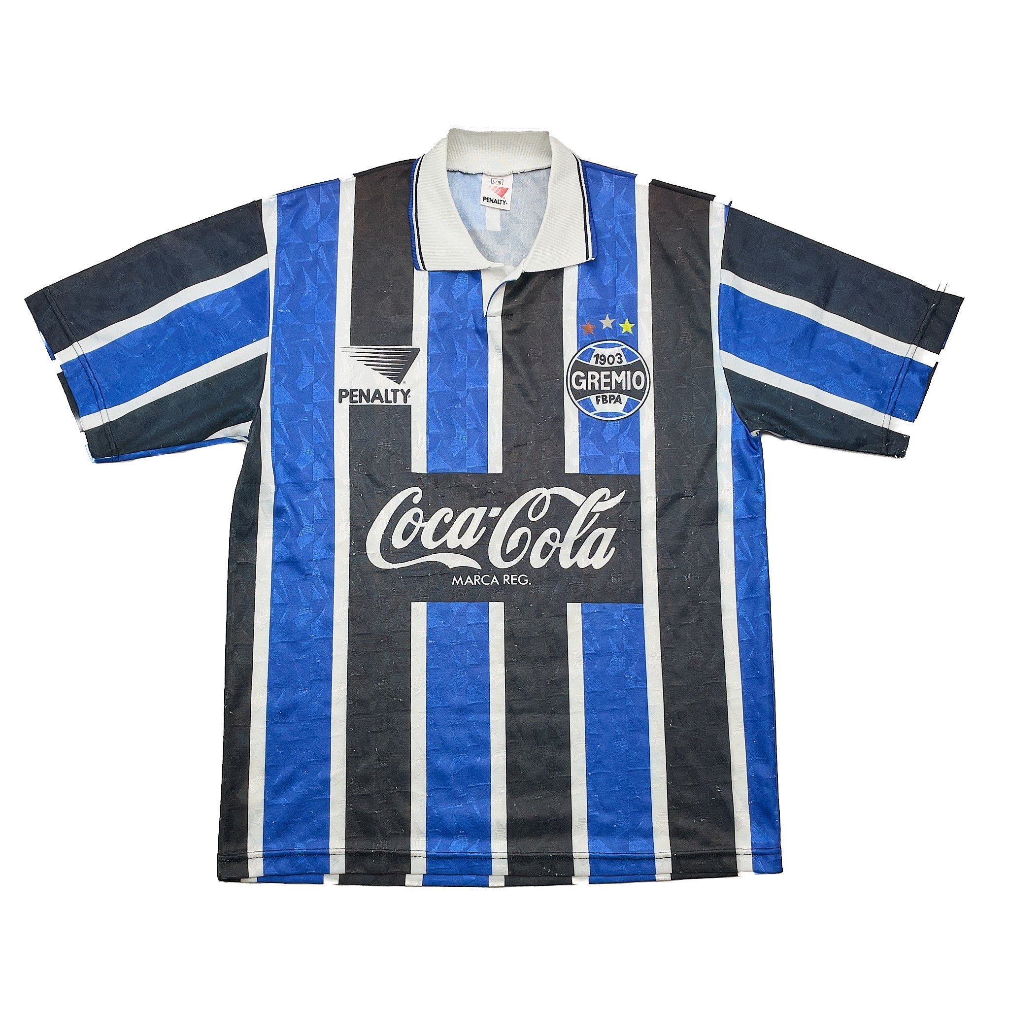 Buy 1993 GREMIO 10 HOME SHIRT (L) PENALTY ~ Free worldwide shipping available ~ Authentic Vintage Football Shirts from Cult Kits