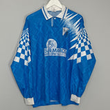 Shop 1993 SAN MAURIZIO #11 L/S HOME SHIRT (XL) OM, classic football shirts, vintage football shirts & retro soccer jerseys at Cult Kits