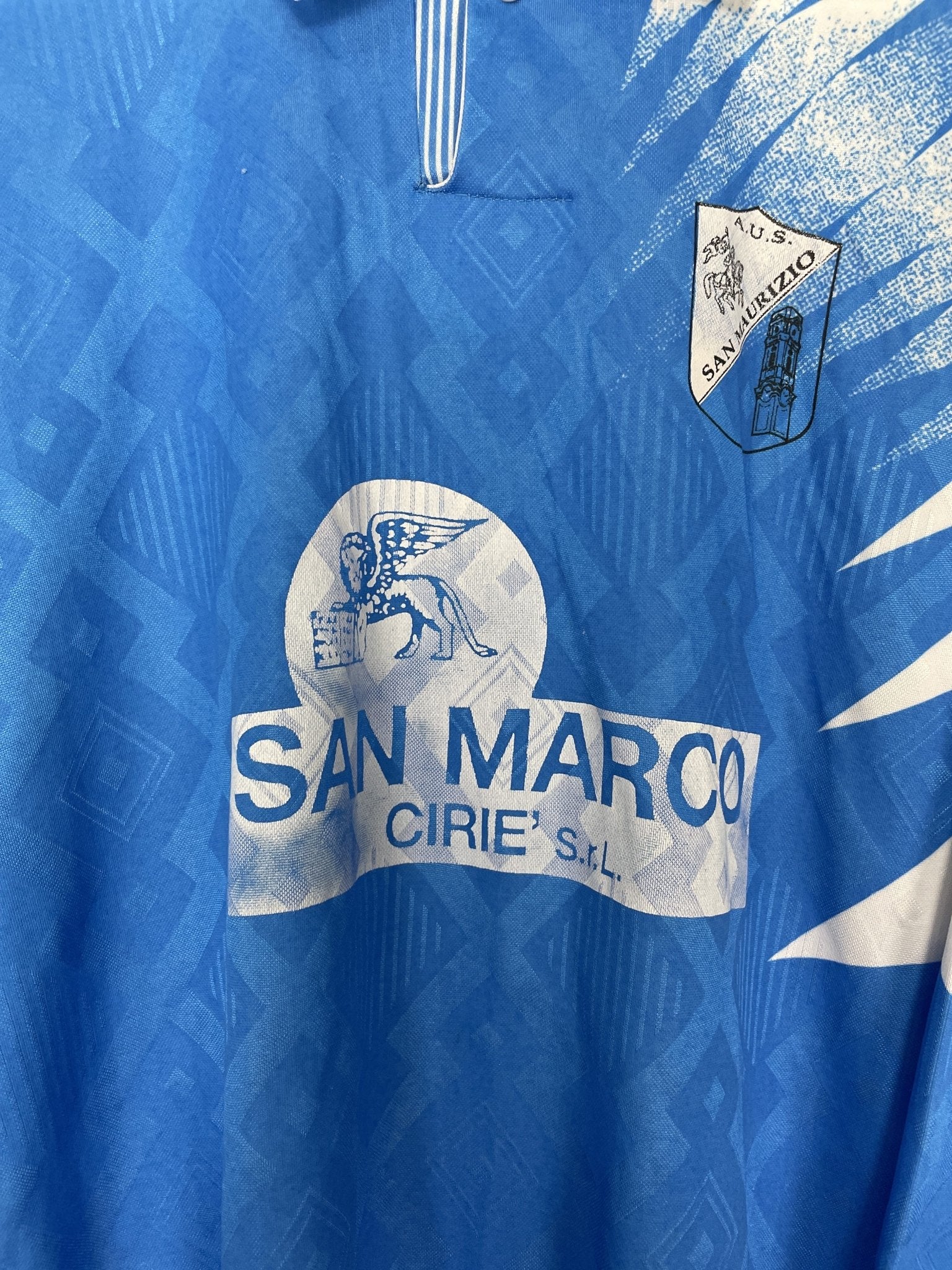 Shop 1993 SAN MAURIZIO #11 L/S HOME SHIRT (XL) OM, classic football shirts, vintage football shirts & retro soccer jerseys at Cult Kits