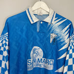 Shop 1993 SAN MAURIZIO #11 L/S HOME SHIRT (XL) OM, classic football shirts, vintage football shirts & retro soccer jerseys at Cult Kits