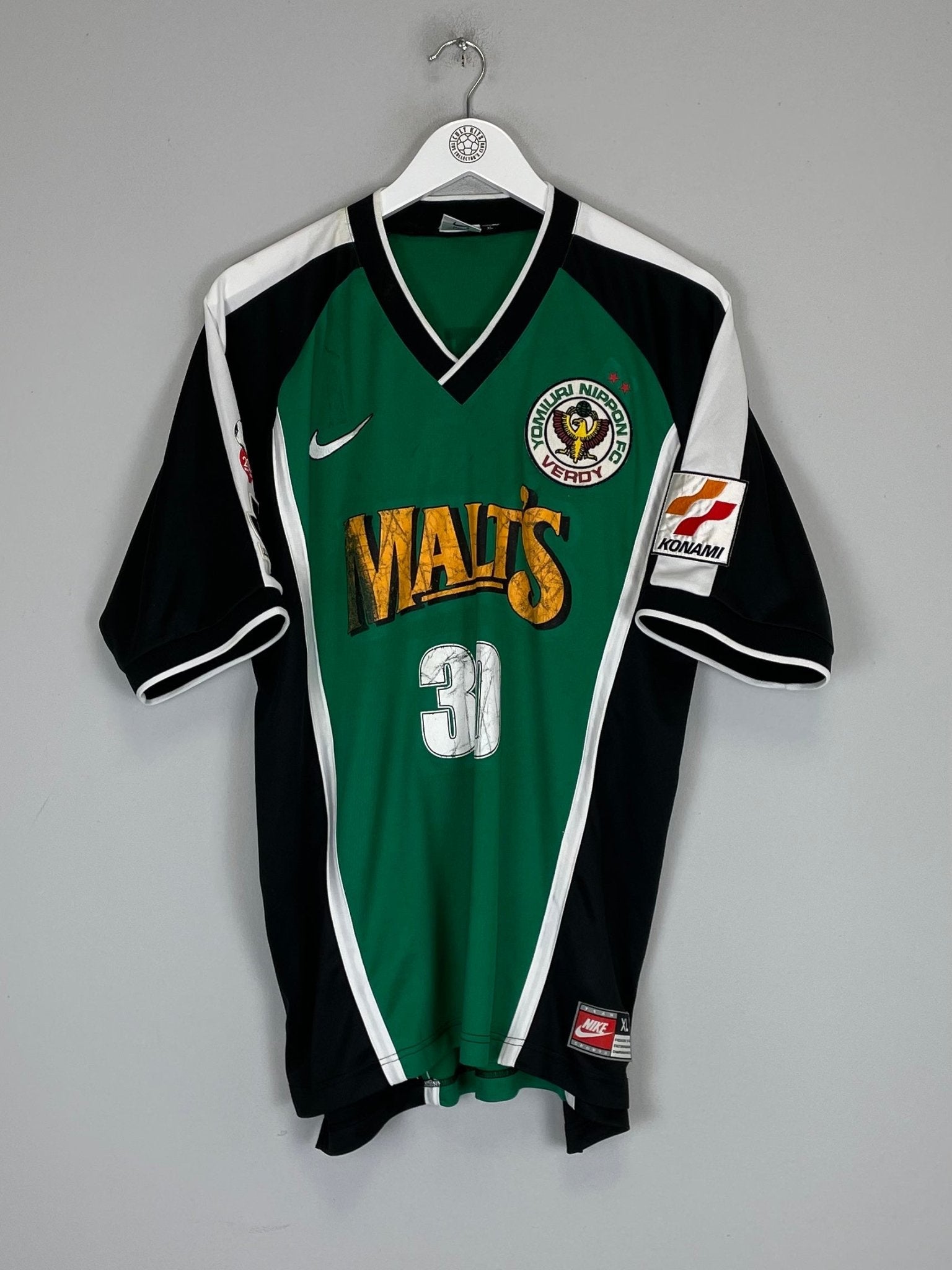 Shop 1993 TOKYO VERDY #30 HOME SHIRT (XL) NIKE, classic football shirts, vintage football shirts & retro soccer jerseys at Cult Kits