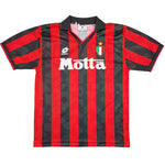Buy 1993/94 AC MILAN BARESI 6 HOME SHIRT (L) LOTTO ~ Free worldwide shipping available ~ Authentic Vintage Football Shirts from Cult Kits