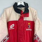 1993/94 AC MILAN BENCH COAT (L) LOTTO - Cult Kits - Large - Buy Vintage Football Shirts, Authentic Retro Football Shirts For Sale, Classic Football Shirts & Soccer Jersey